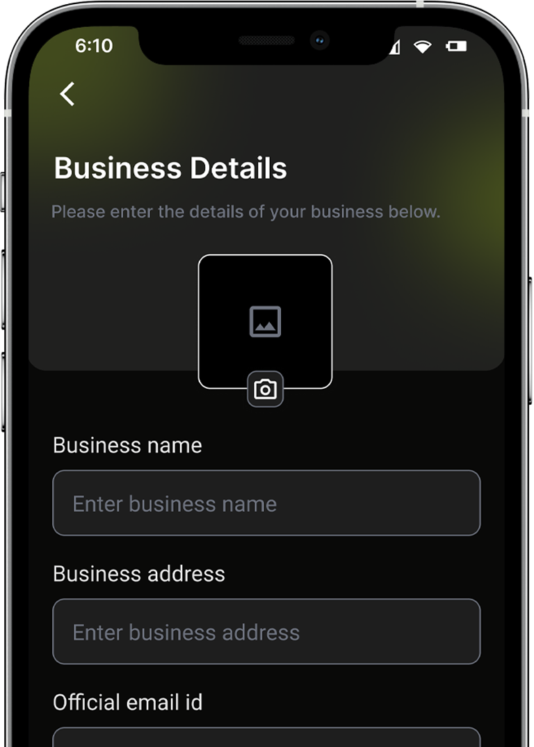 App screen