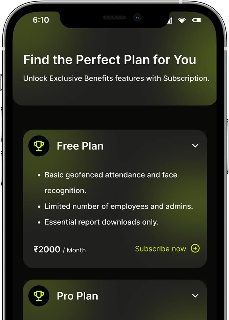 App screen