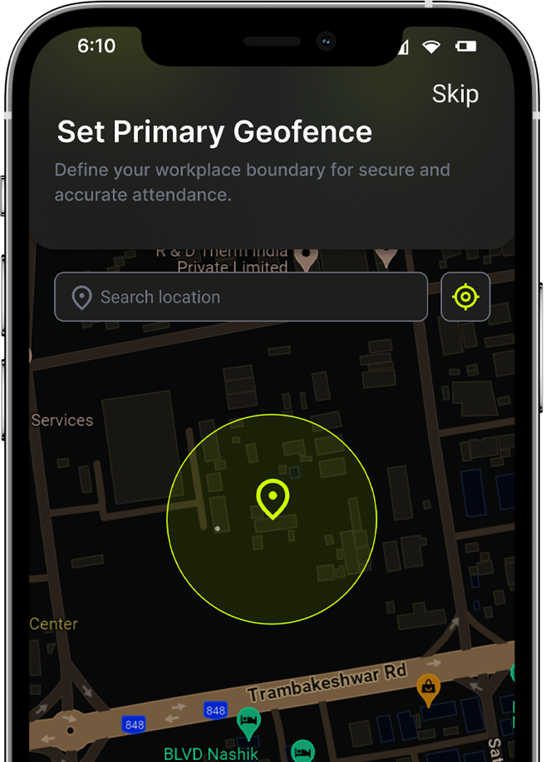 App screen