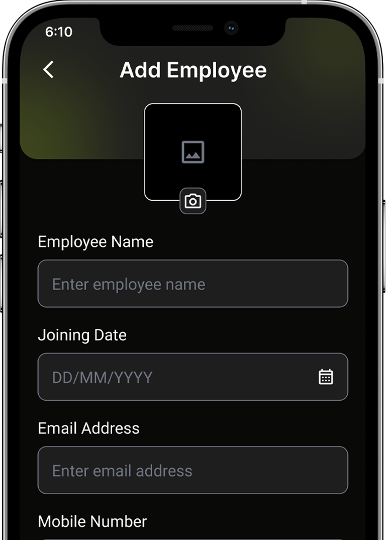 App screen